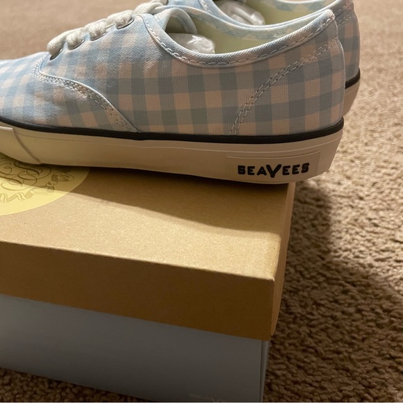 SeaVees Baja Shoes in Buckhead Blue Gingham for The Beaufort Bonnet Company NIB - Picture 7 of 9